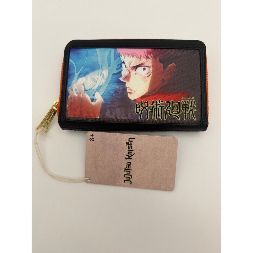 Loungefly Jujutsu Kaisen Yuji Itadori Cosplay Zip Around Wallet NEW